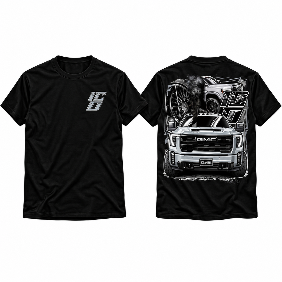 HOOD STACKED TEE